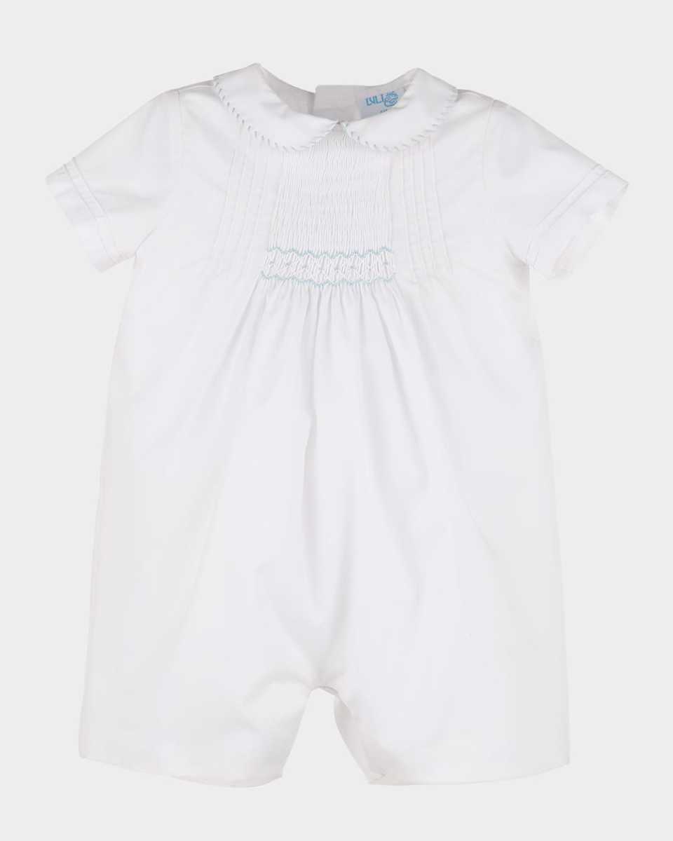 Boy's Smocked Jon Jon, Size 6M-18